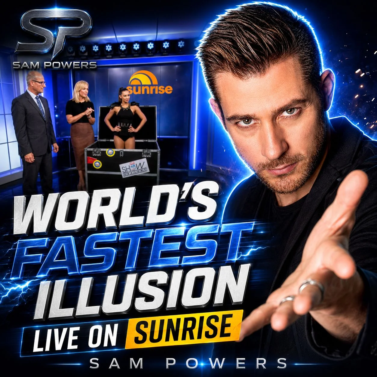 World's Fastest Illusion — Live on Sunrise